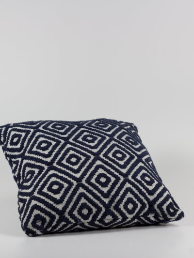 Coussin bleu foncé