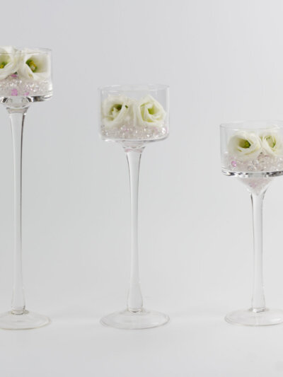 Bougeoir haut (lot de 3)