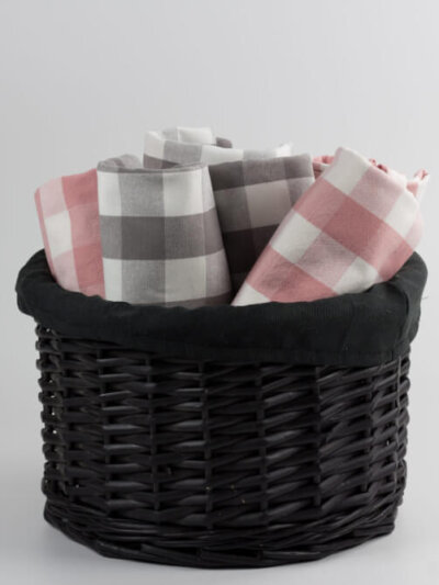 Panière ronde osier